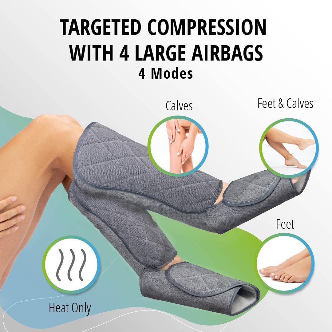 Foot & Leg Massager with Heat and Compression Function